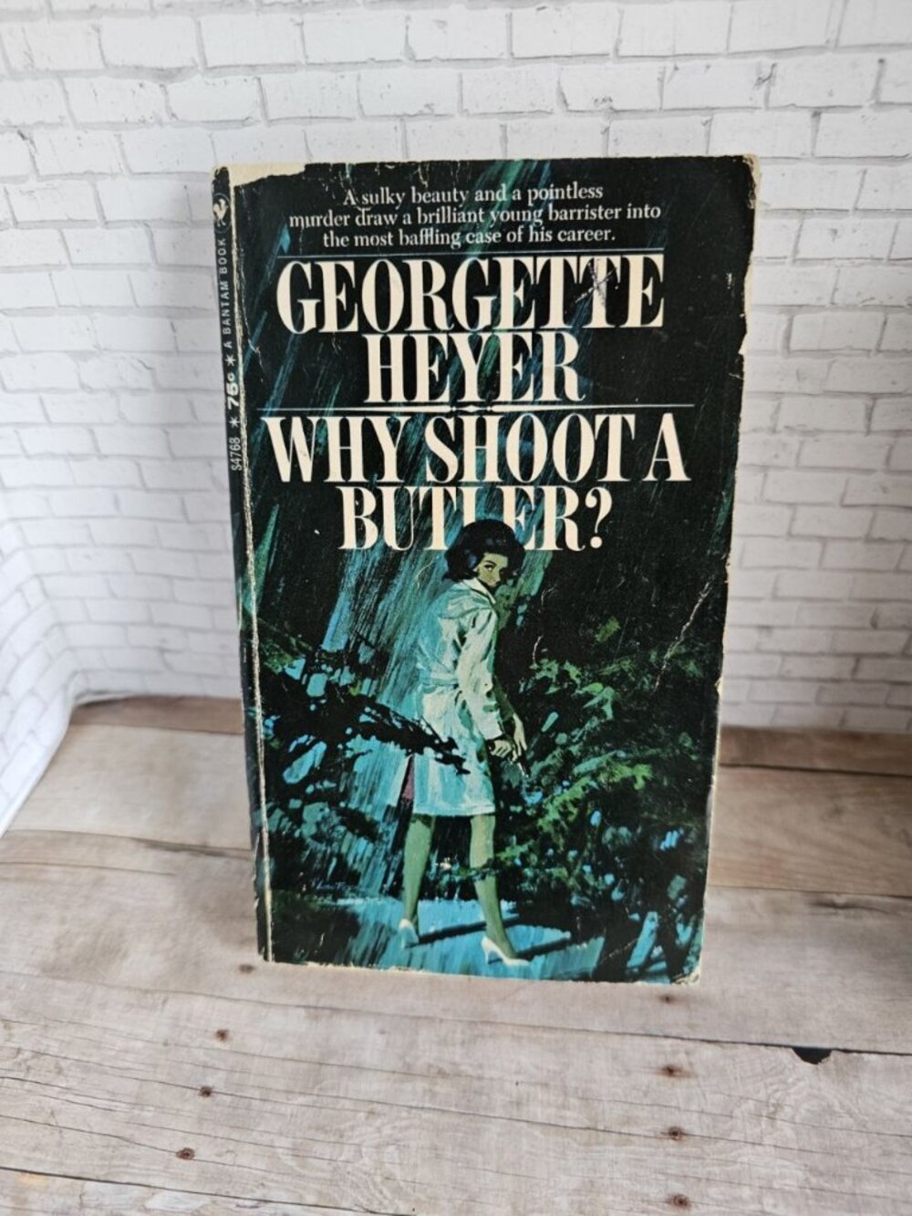 Georgette Heyer Why Shoot a Butler 1970 Bantam Mystery Gothic Paperback